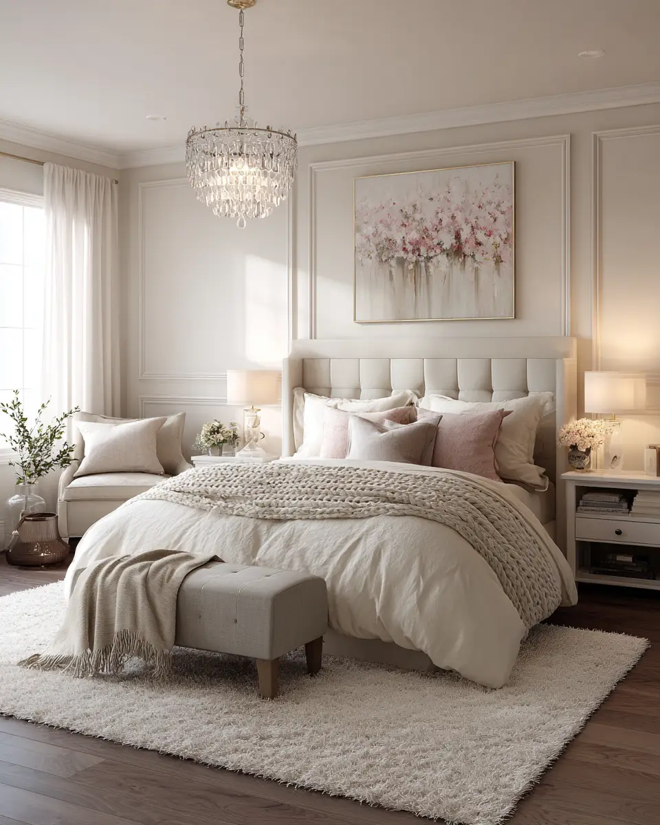 Calm Classic Bedroom Decor Ideas