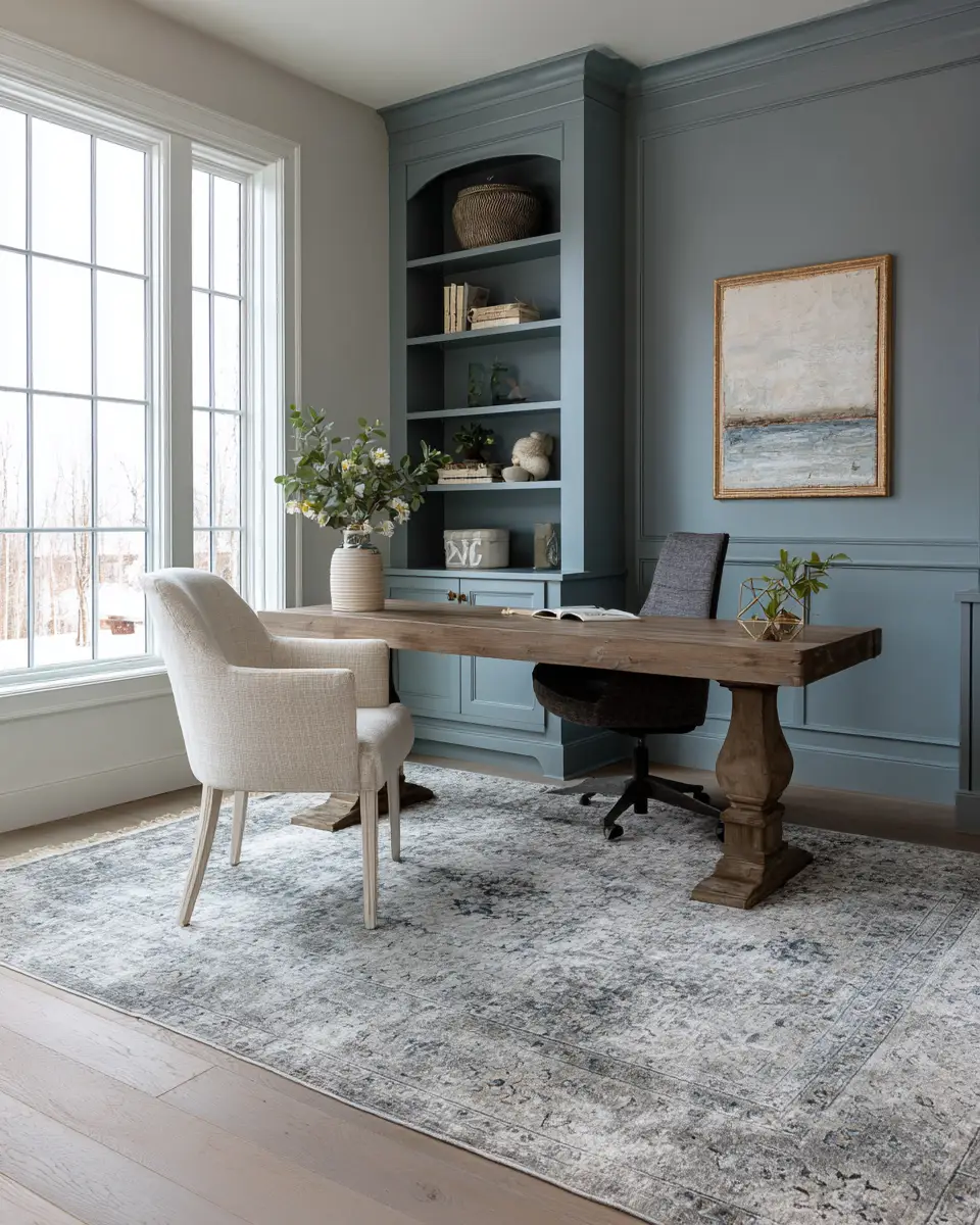 Calm Classic Home Office Decor Ideas