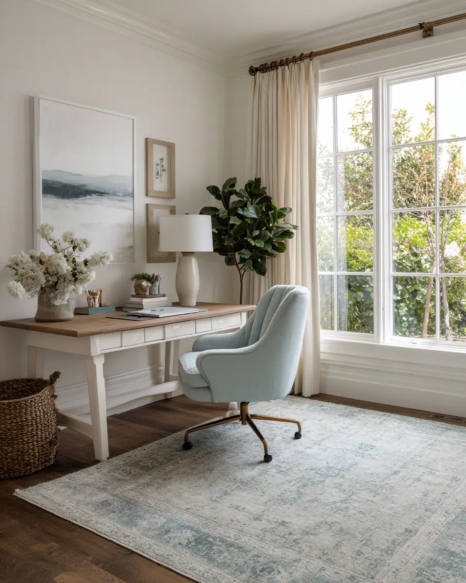 Calm Classic Home Office Decor Ideas