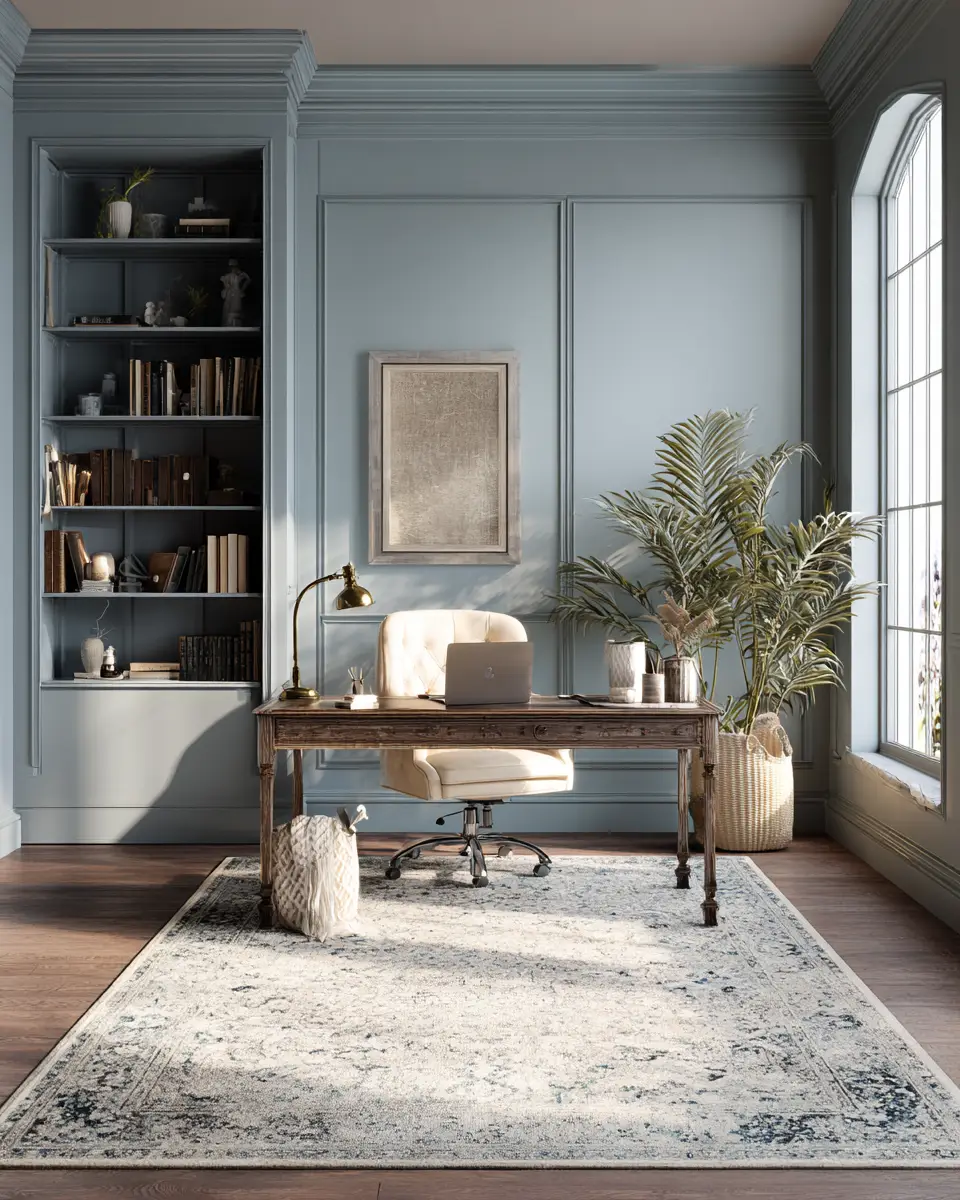 Calm Classic Home Office Decor Ideas