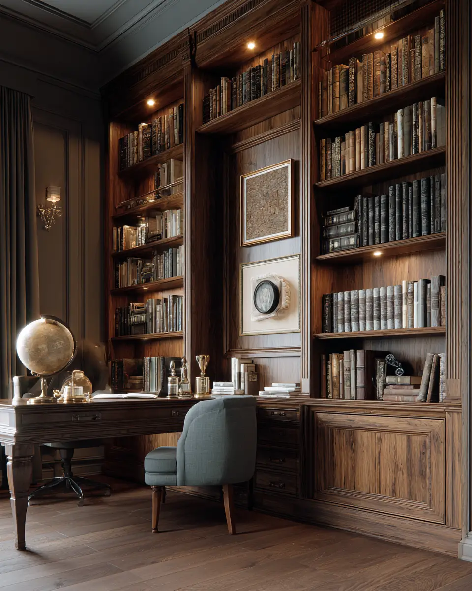 Calm Classic Home Office Decor Ideas