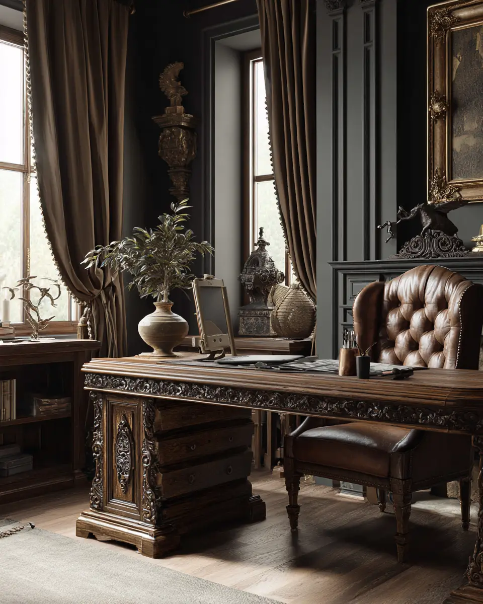 Calm Classic Home Office Decor Ideas