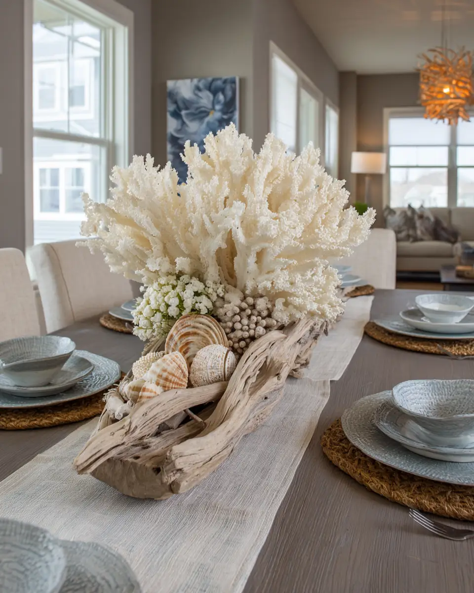 Calm Coastal Dining Room Decor Ideas