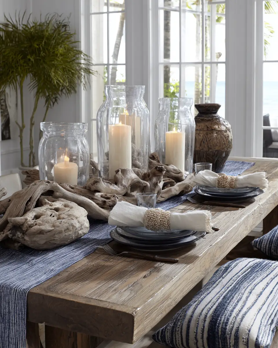 Calm Coastal Dining Room Decor Ideas