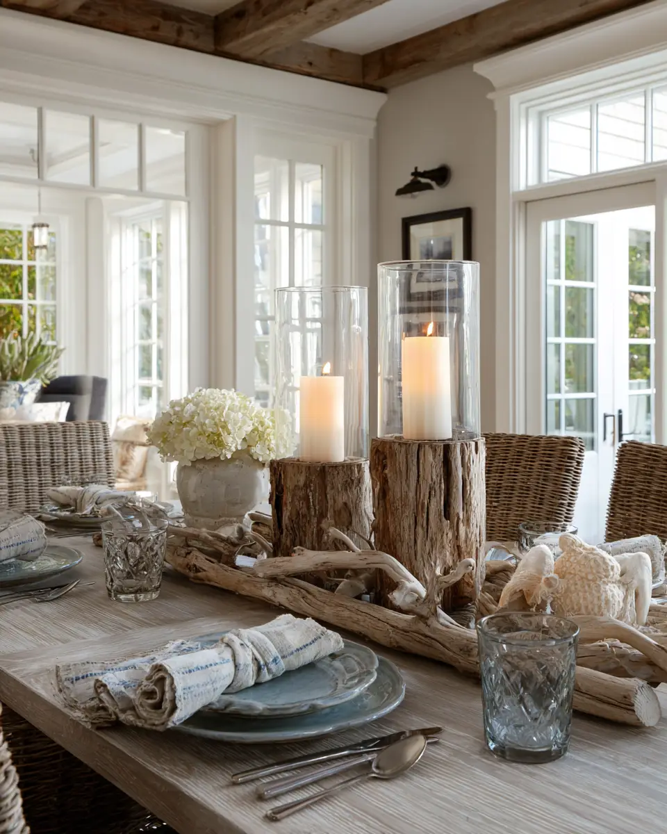 Calm Coastal Dining Room Decor Ideas