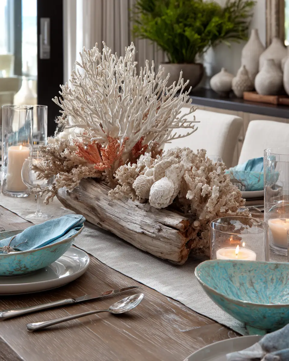 Calm Coastal Dining Room Decor Ideas