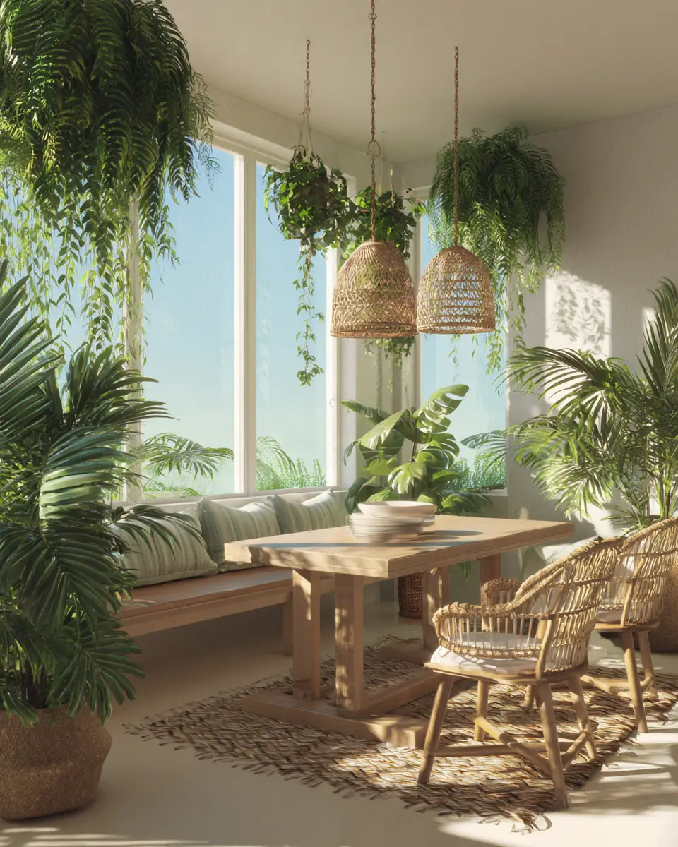 Calm Coastal Dining Room Decor Ideas