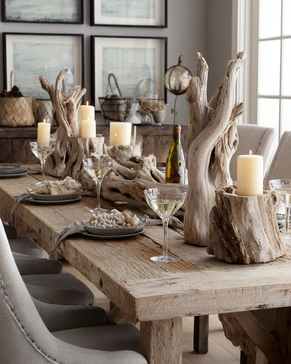 Calm Coastal Dining Room Decor Ideas