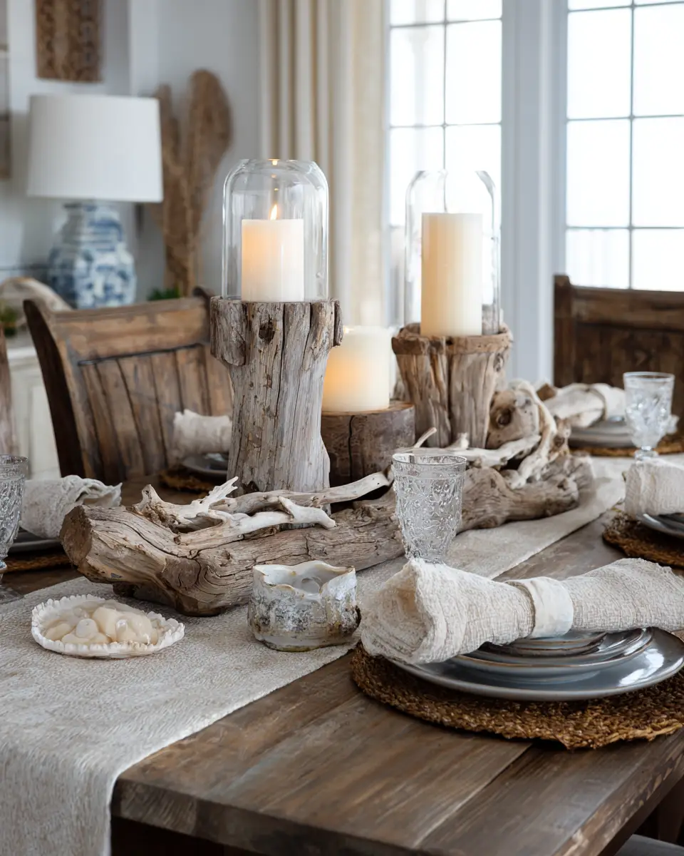 Calm Coastal Dining Room Decor Ideas