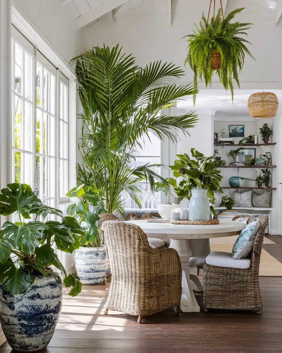 Calm Coastal Dining Room Decor Ideas