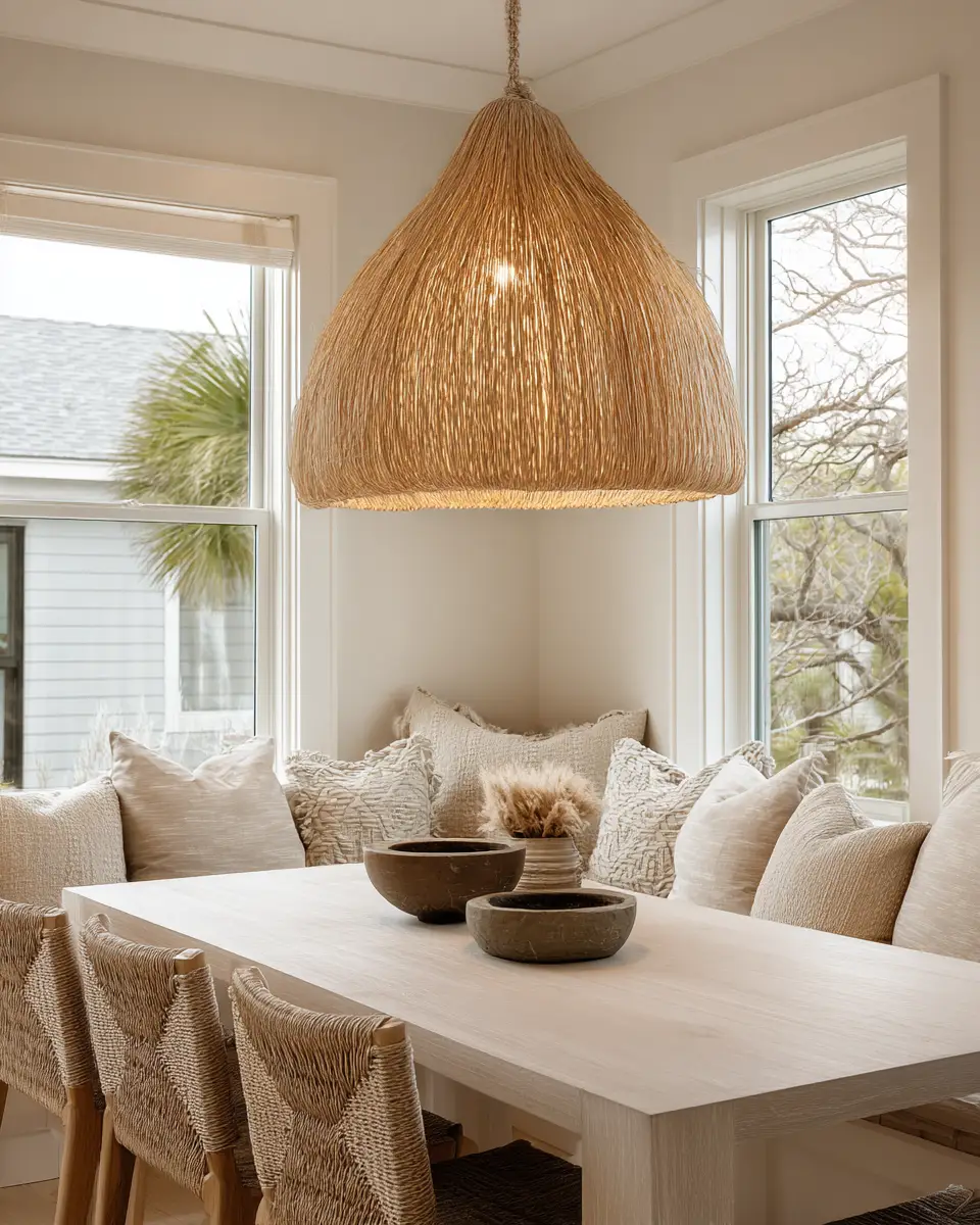 Calm Coastal Dining Room Decor Ideas