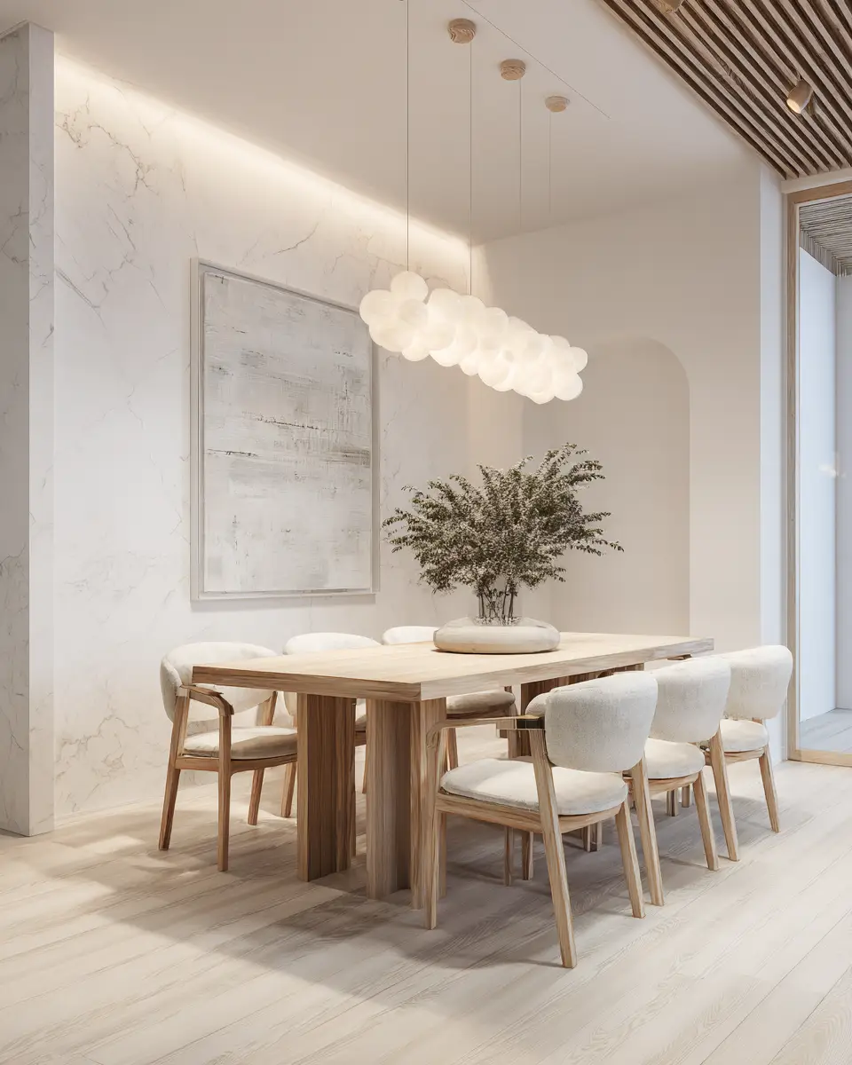 Calm Coastal Dining Room Decor Ideas