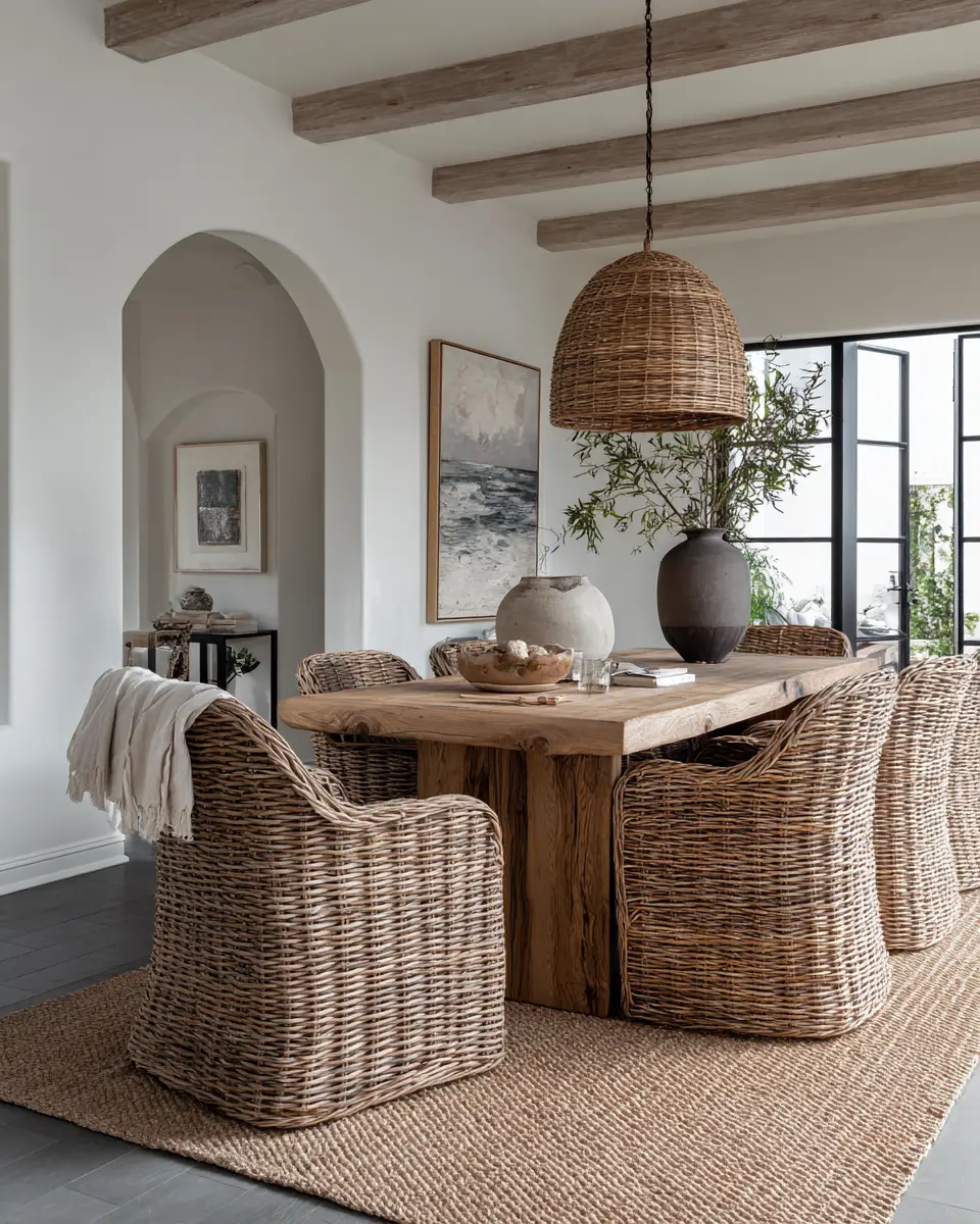 Calm Coastal Dining Room Decor Ideas
