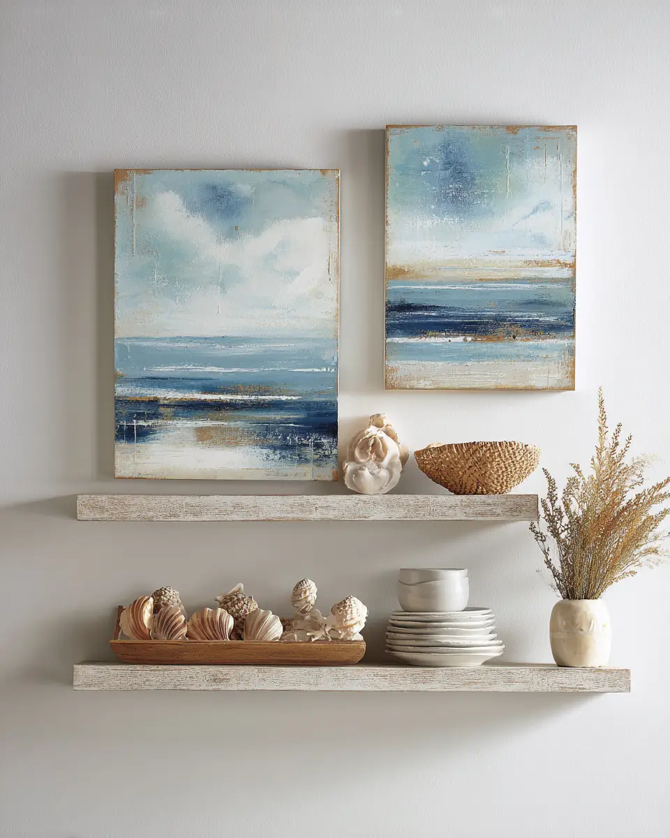 Calm Coastal Dining Room Decor Ideas