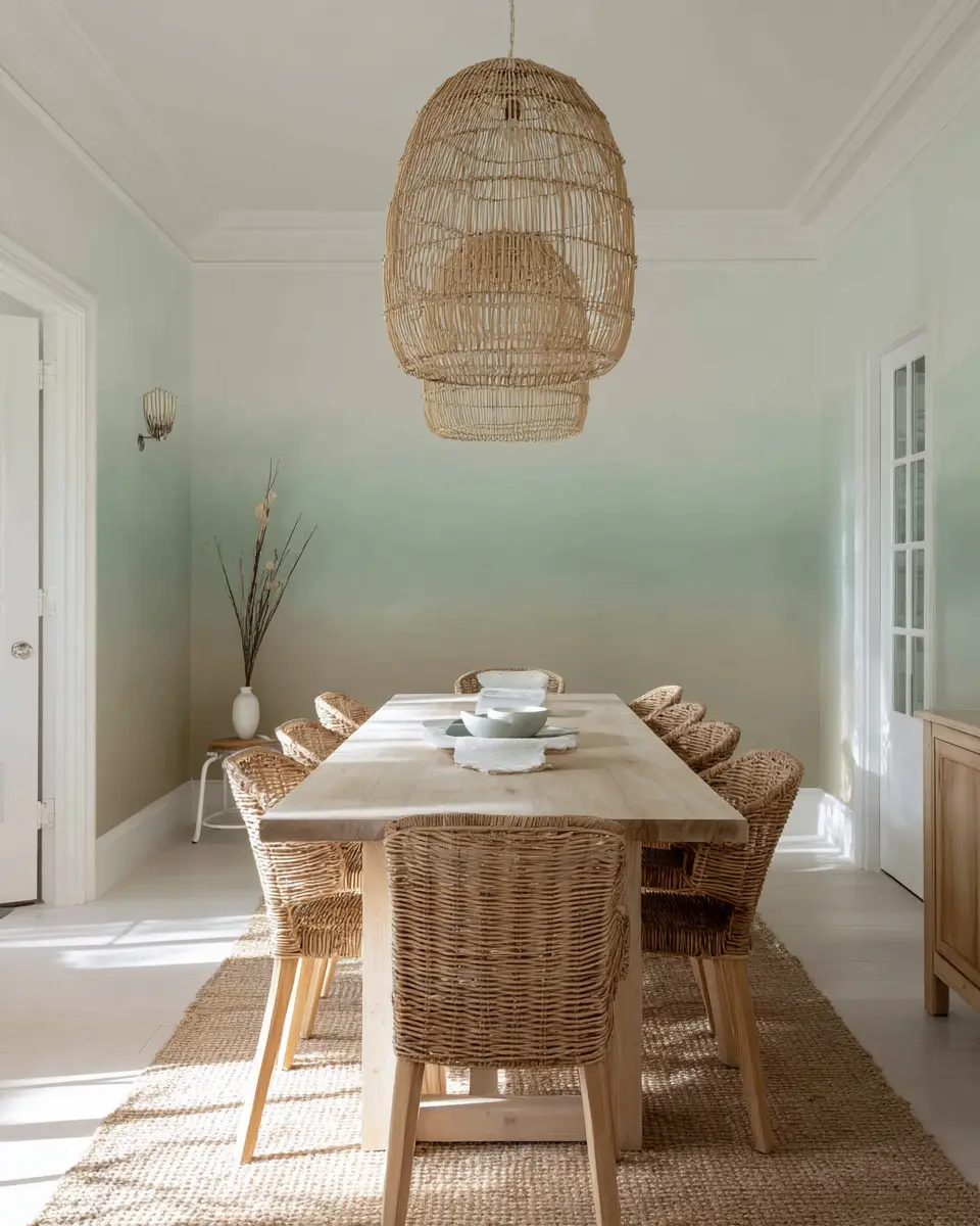 Calm Coastal Dining Room Decor Ideas