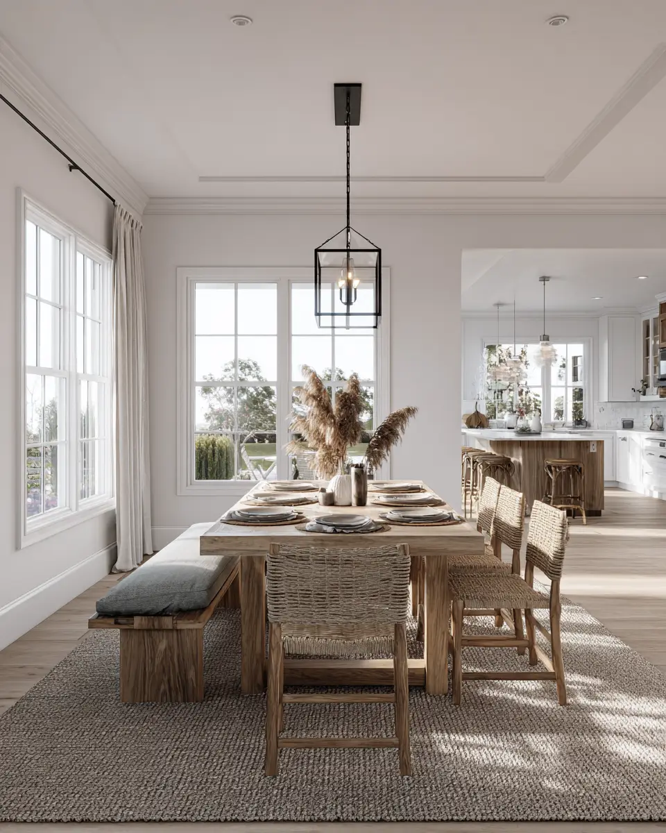 Calm Coastal Dining Room Decor Ideas