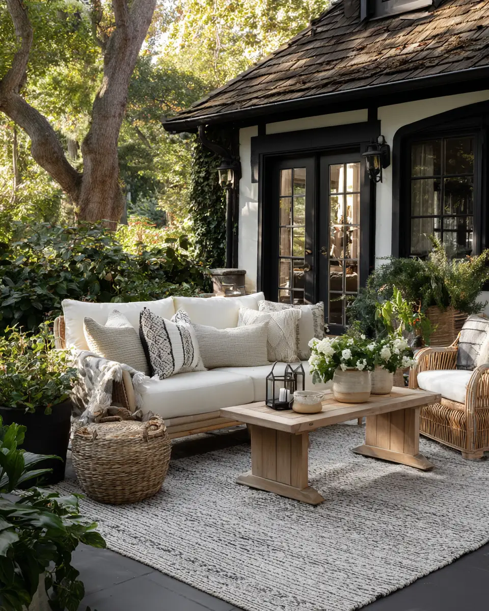 Calm Cottage Patio Decor Ideas