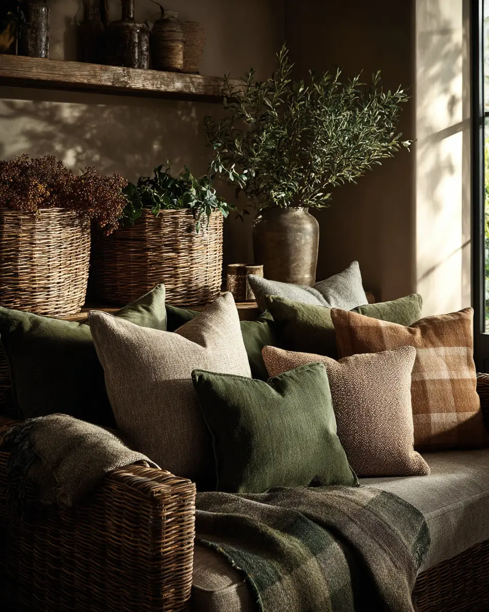 Calm Country Living Room Decor Ideas - Featured