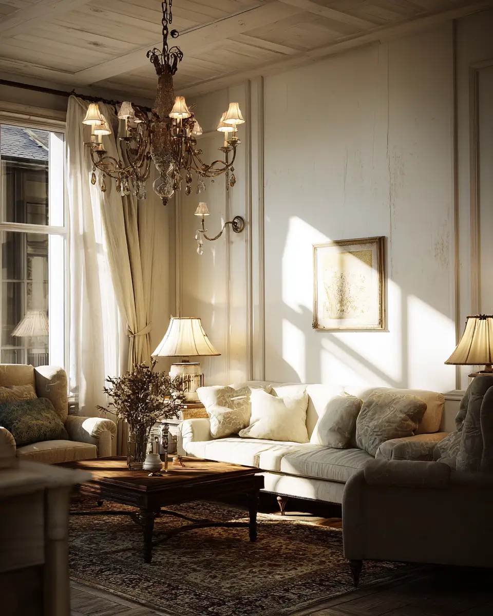 Calm Country Living Room Decor Ideas