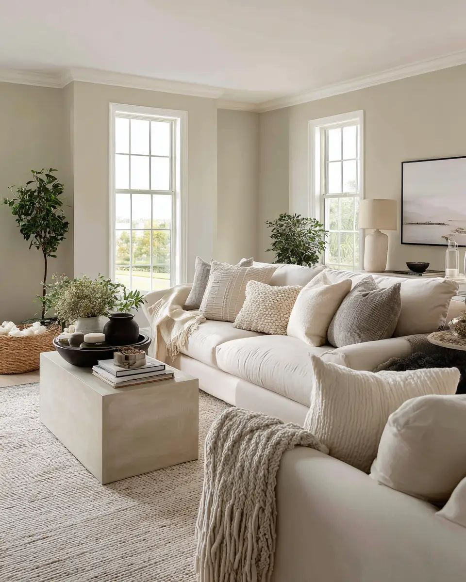 Calm Country Living Room Decor Ideas