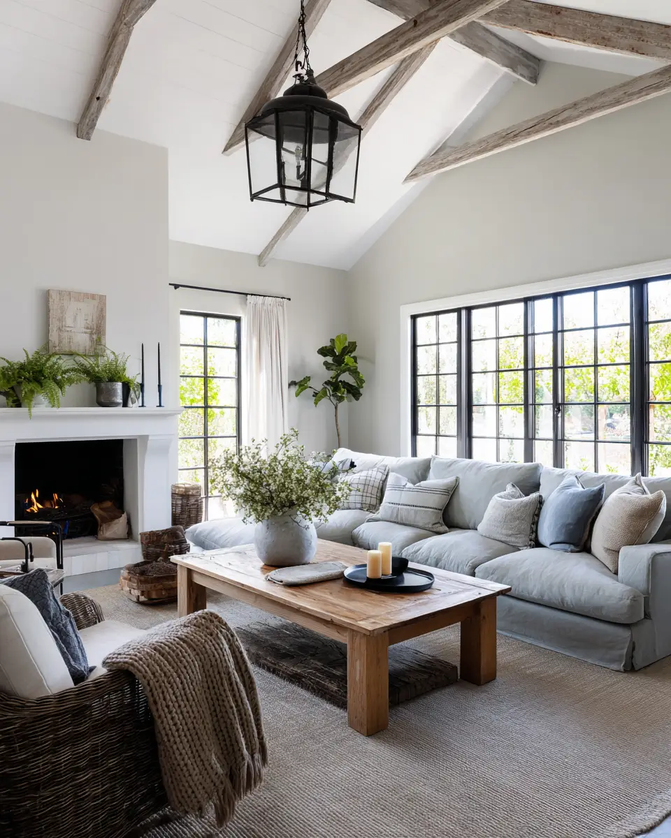 Calm Country Living Room Decor Ideas