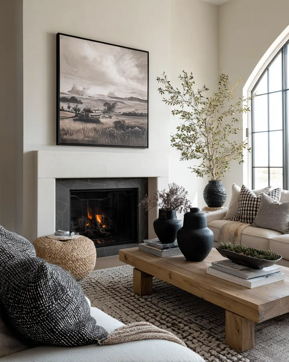 Calm Country Living Room Decor Ideas