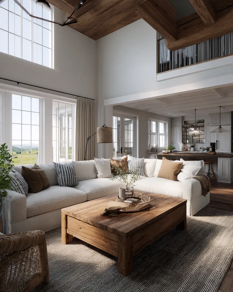 Calm Country Living Room Decor Ideas