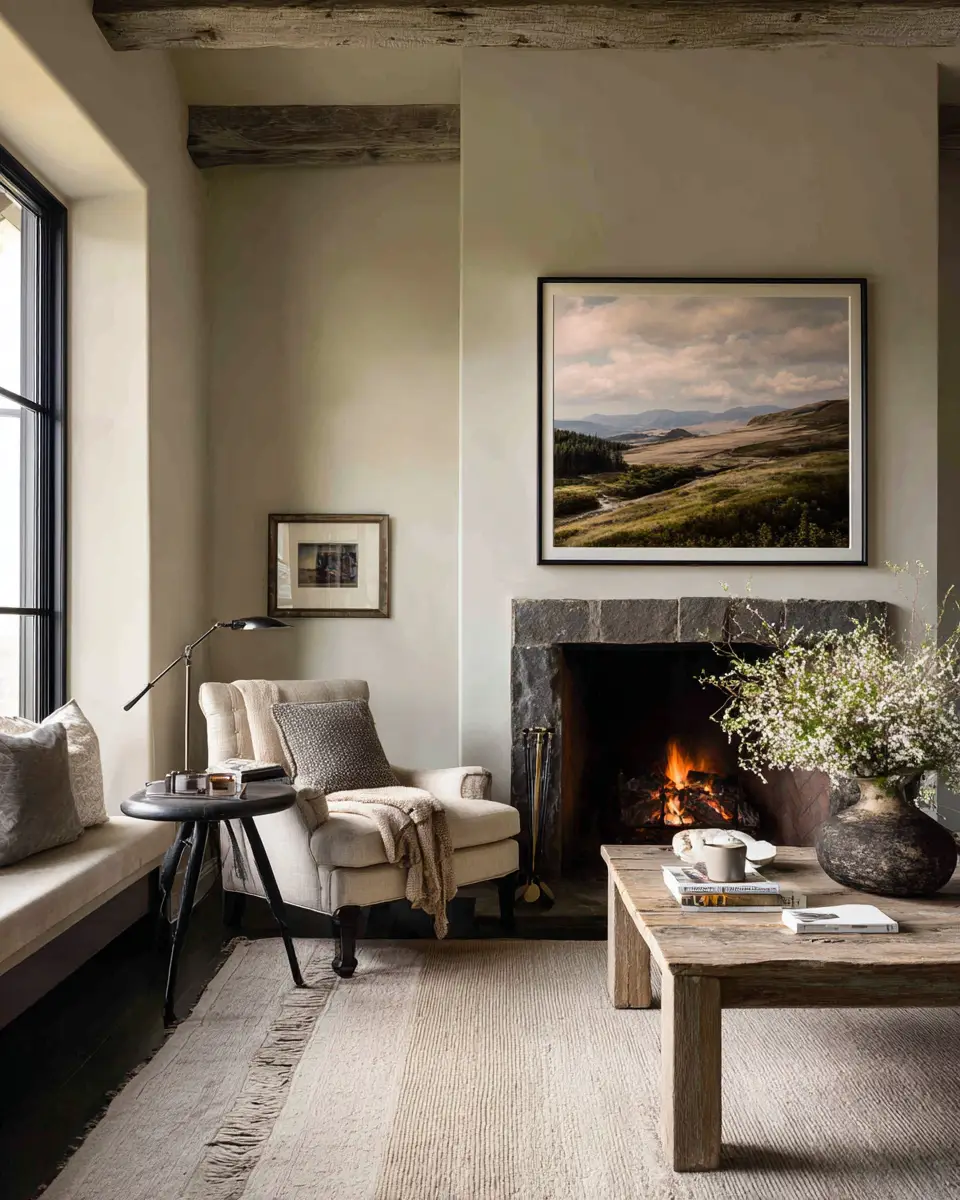 Calm Country Living Room Decor Ideas