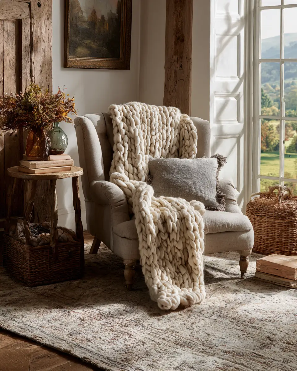Calm Country Living Room Decor Ideas