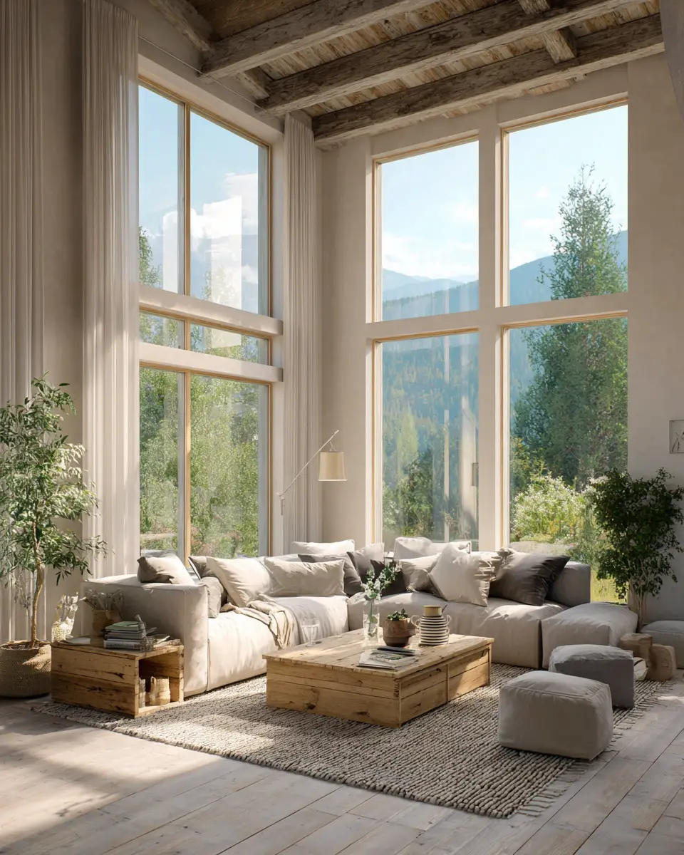 Calm Country Living Room Decor Ideas