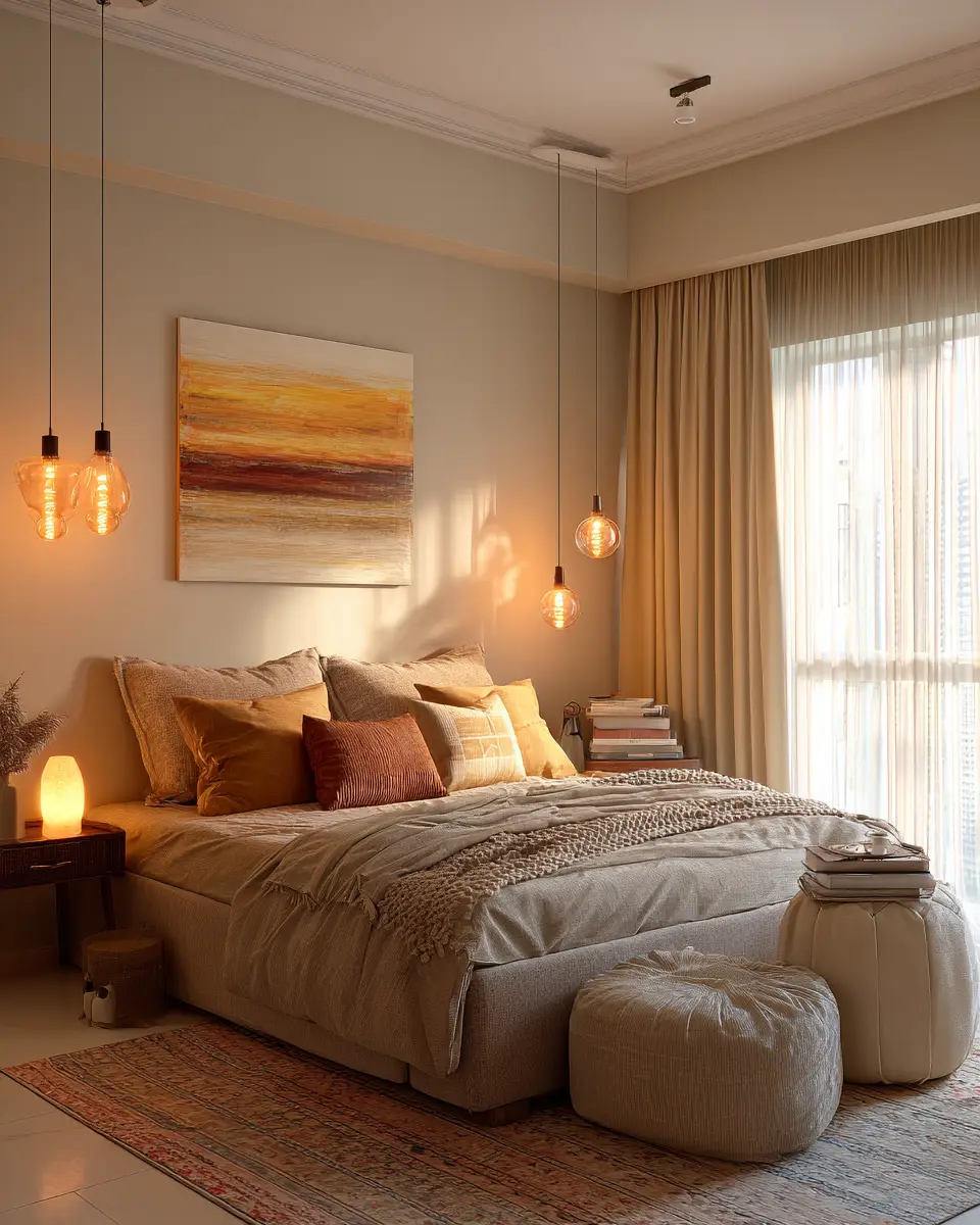 Calm Eclectic Bedroom Decor Ideas