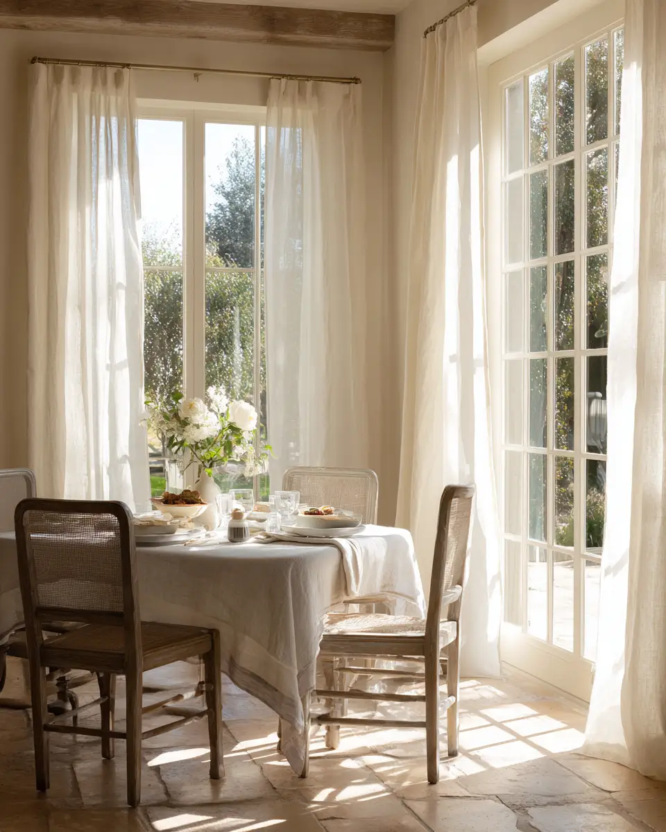 Calm French Country Dining Room Decor Ideas