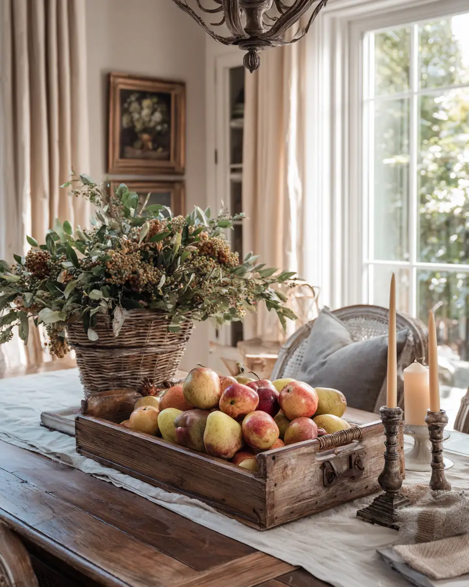 Calm French Country Dining Room Decor Ideas