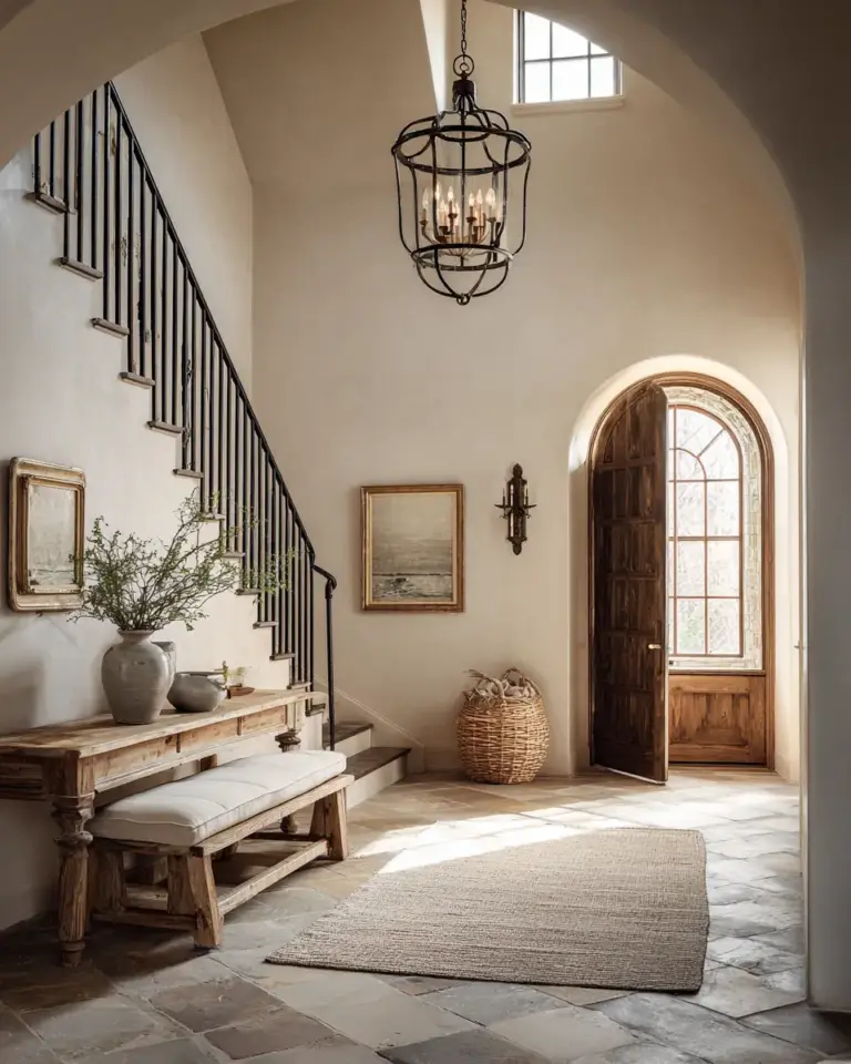 Calm French Country Entryway Decor Ideas - Featured