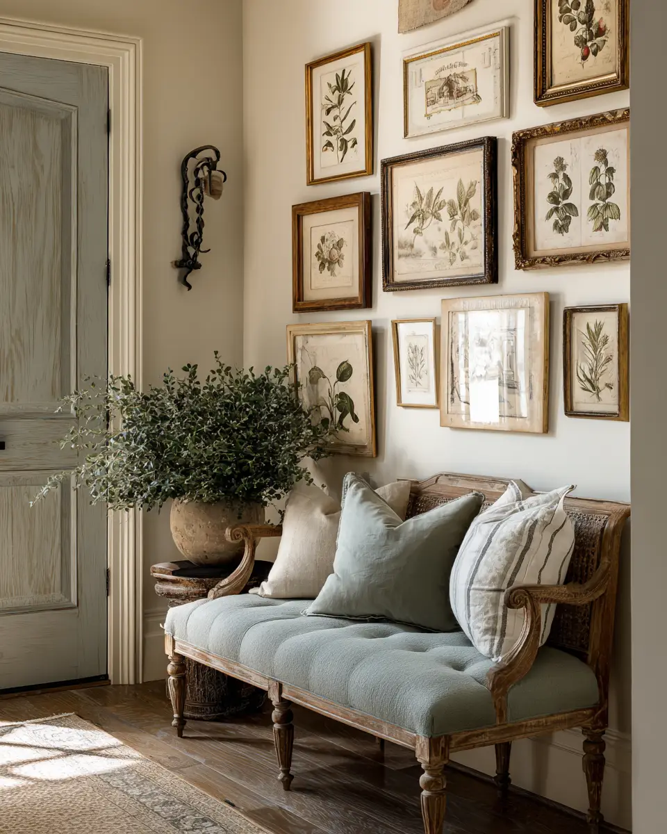Calm French Country Entryway Decor Ideas
