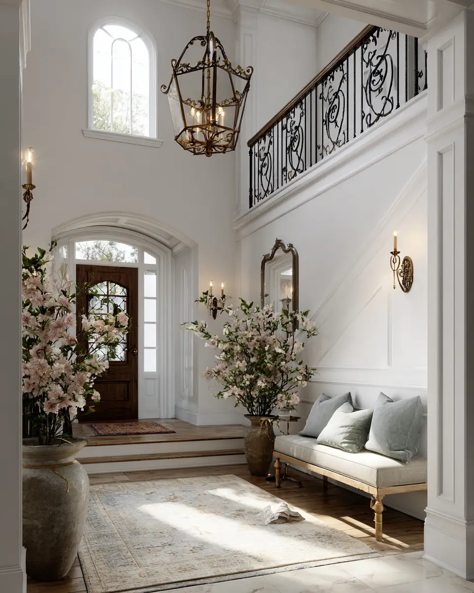 Calm French Country Entryway Decor Ideas