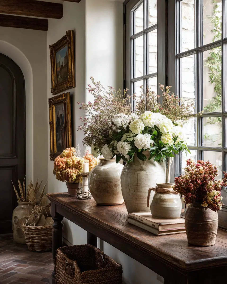 Calm French Country Entryway Decor Ideas
