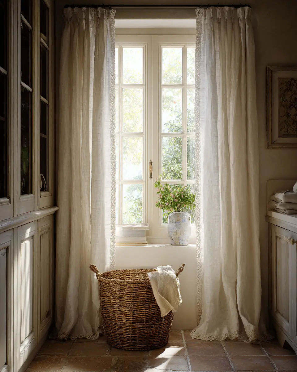 Calm French Country Laundry Room Decor Ideas