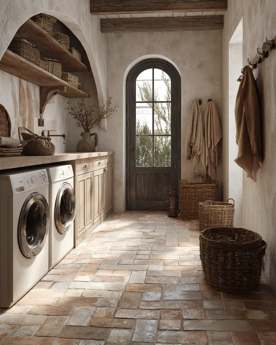 Calm French Country Laundry Room Decor Ideas