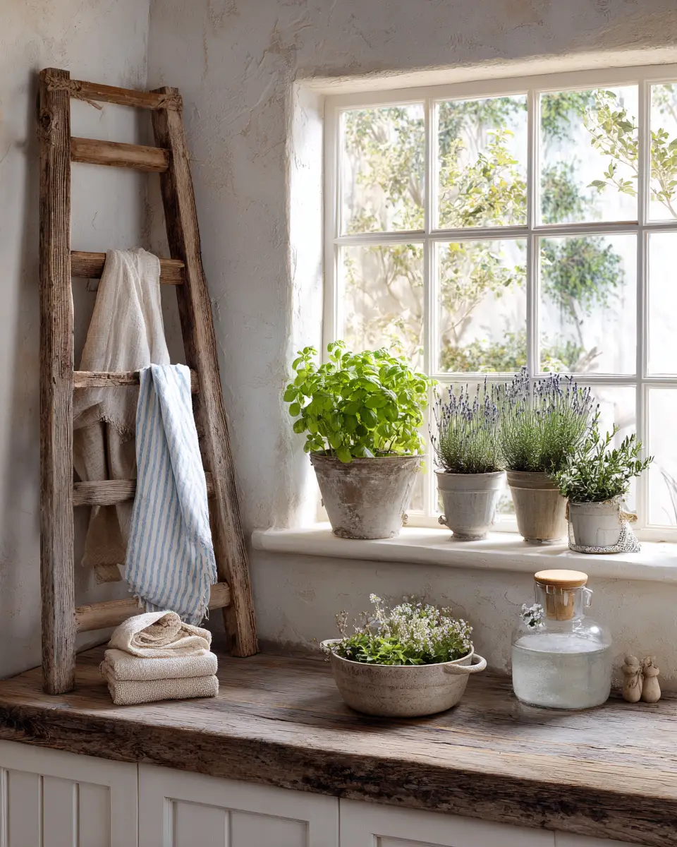 Calm French Country Laundry Room Decor Ideas
