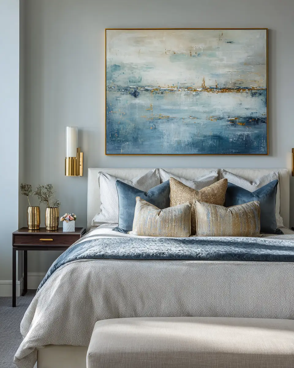 Calm Glam Bedroom Decor Ideas