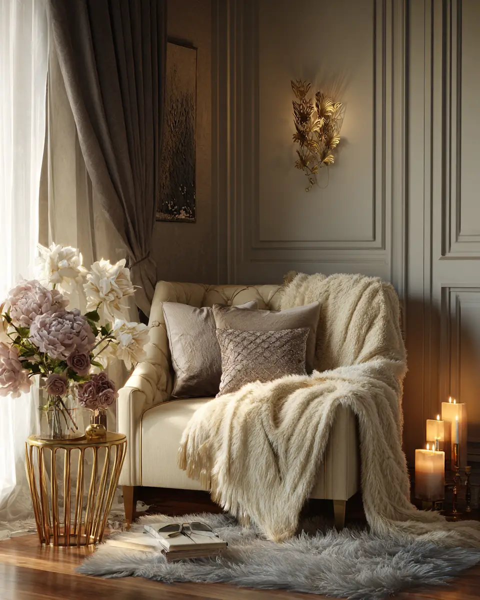 Calm Glam Bedroom Decor Ideas