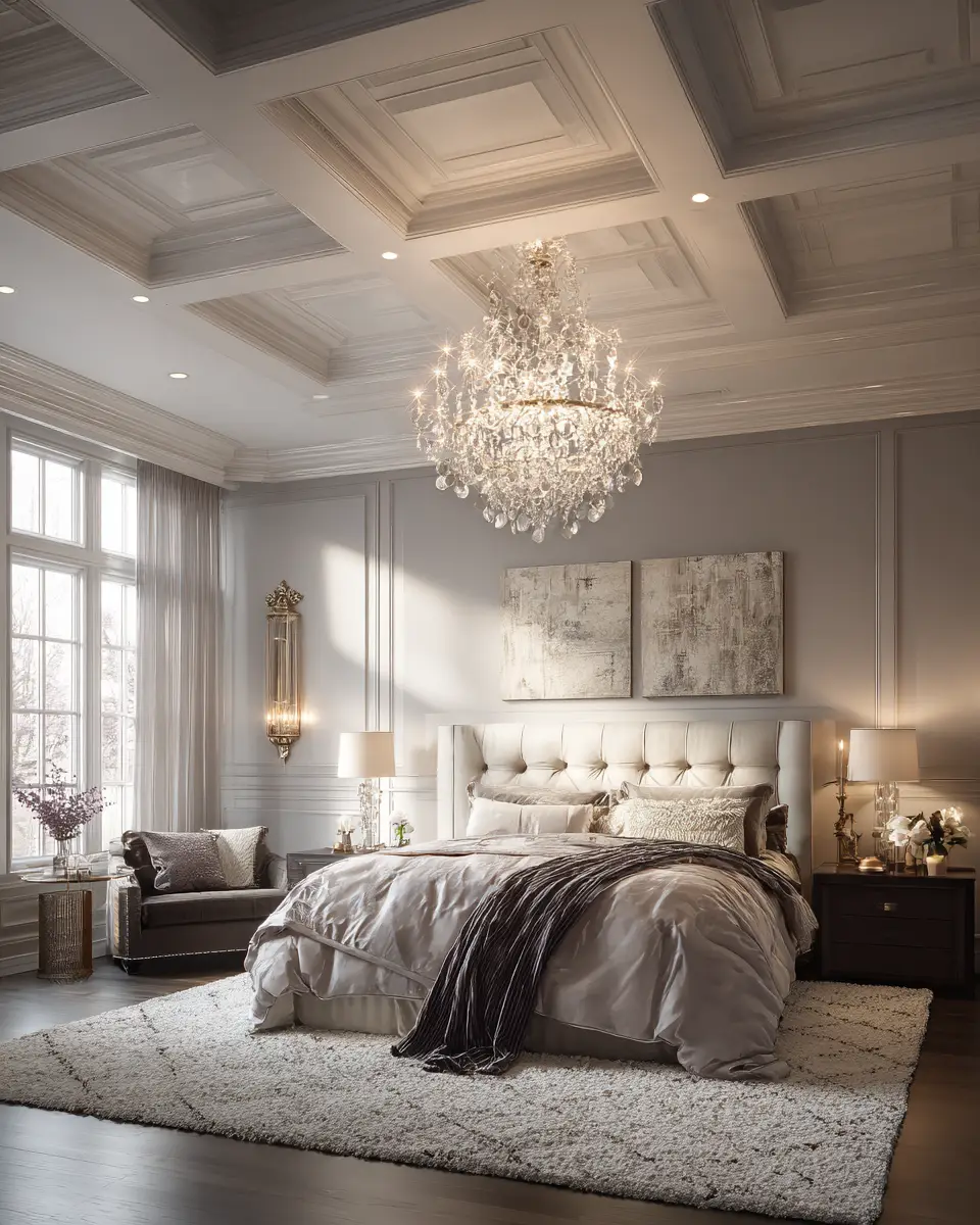 Calm Glam Bedroom Decor Ideas