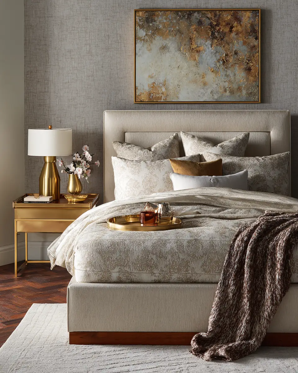 Calm Glam Bedroom Decor Ideas