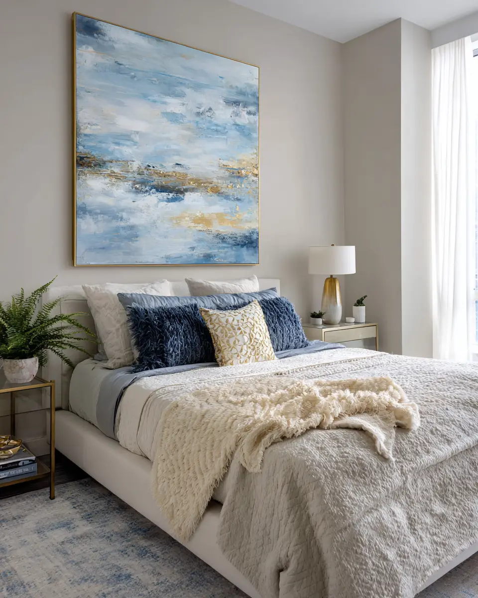 Calm Glam Bedroom Decor Ideas