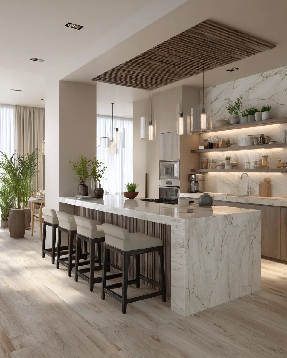 Calm Kitchen Decor Ideas