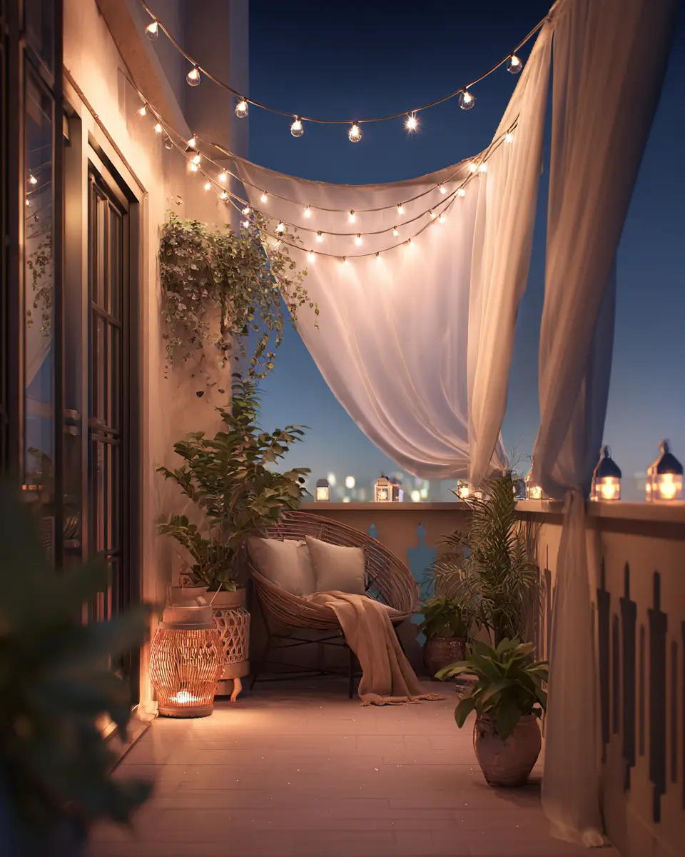 Calm Mediterranean Balcony Decor Ideas