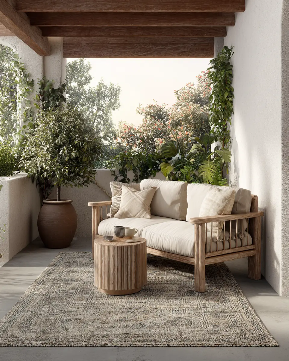 Calm Mediterranean Balcony Decor Ideas
