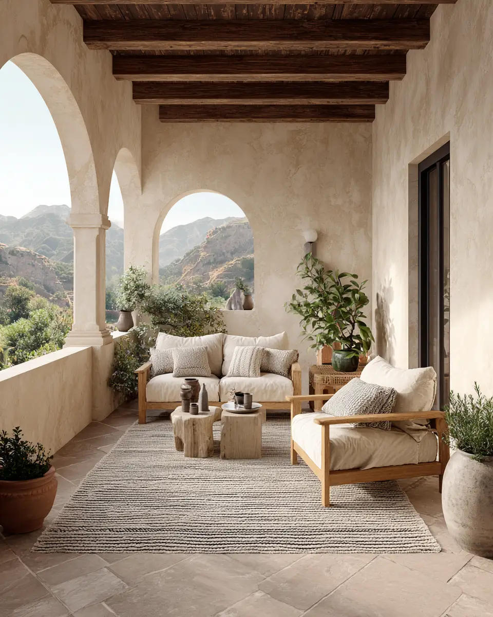 Calm Mediterranean Balcony Decor Ideas