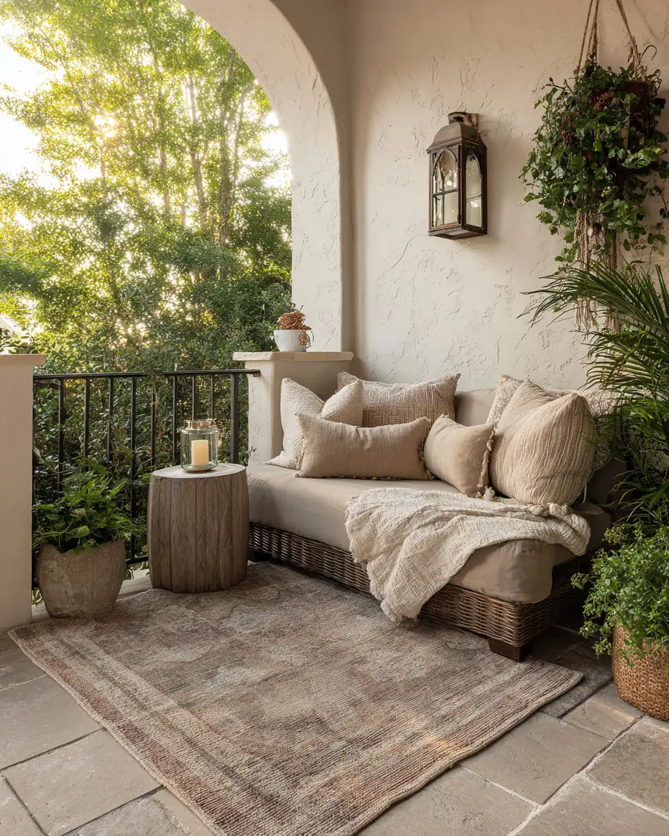 Calm Mediterranean Balcony Decor Ideas